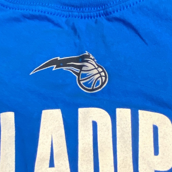 Adidas Victor Oladipo Orlando Magic T-shirt.  Royal blue,  size large. - Picture 8 of 12